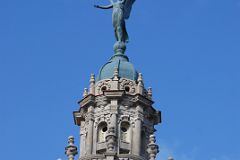 36 Cuba - Havana Centro - Gran Teatro de la Habana - Angel statue on top corner.JPG